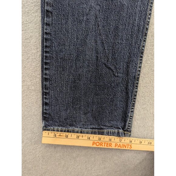Vintage Zena Jeans Womens 8 Blue Denim Stretch Straight Leg 2000s 814-0118-54 - Picture 7 of 14